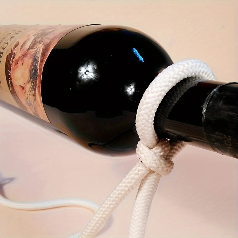 Nautical Rope Wine Holder 🍷⚓