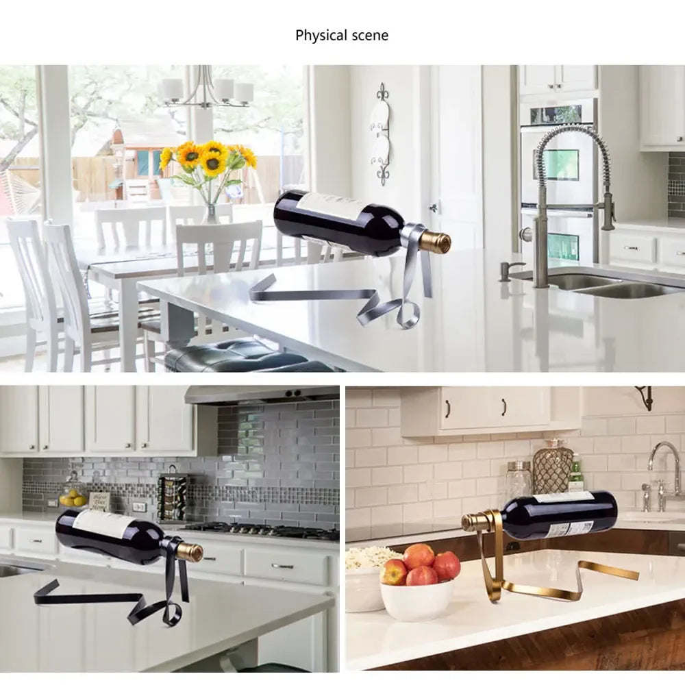 Sleek Ribbon Wine Holder 🍷✨