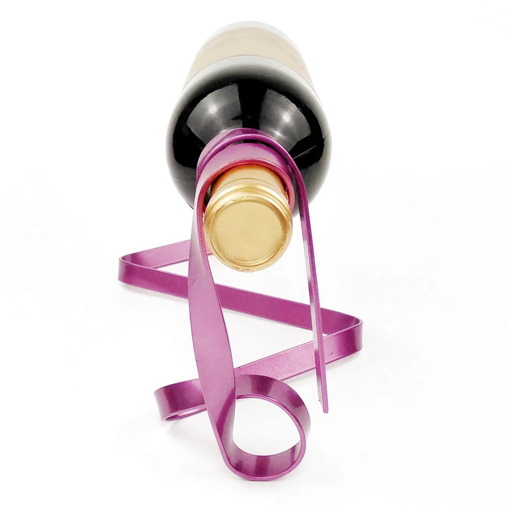 Sleek Ribbon Wine Holder 🍷✨